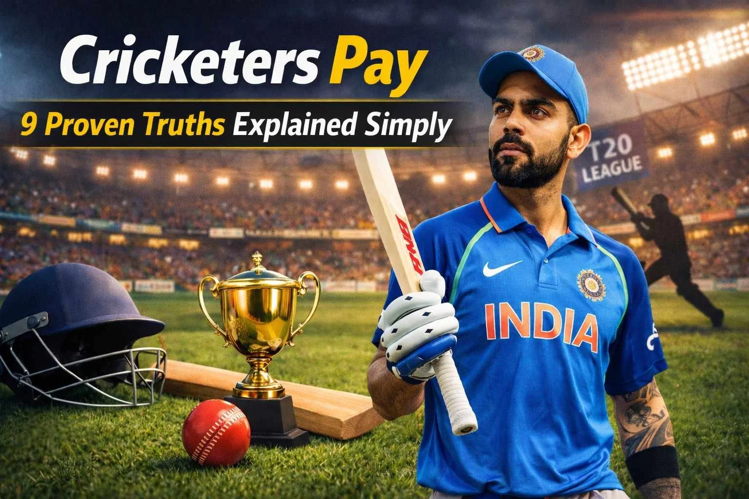 Cricketers pay